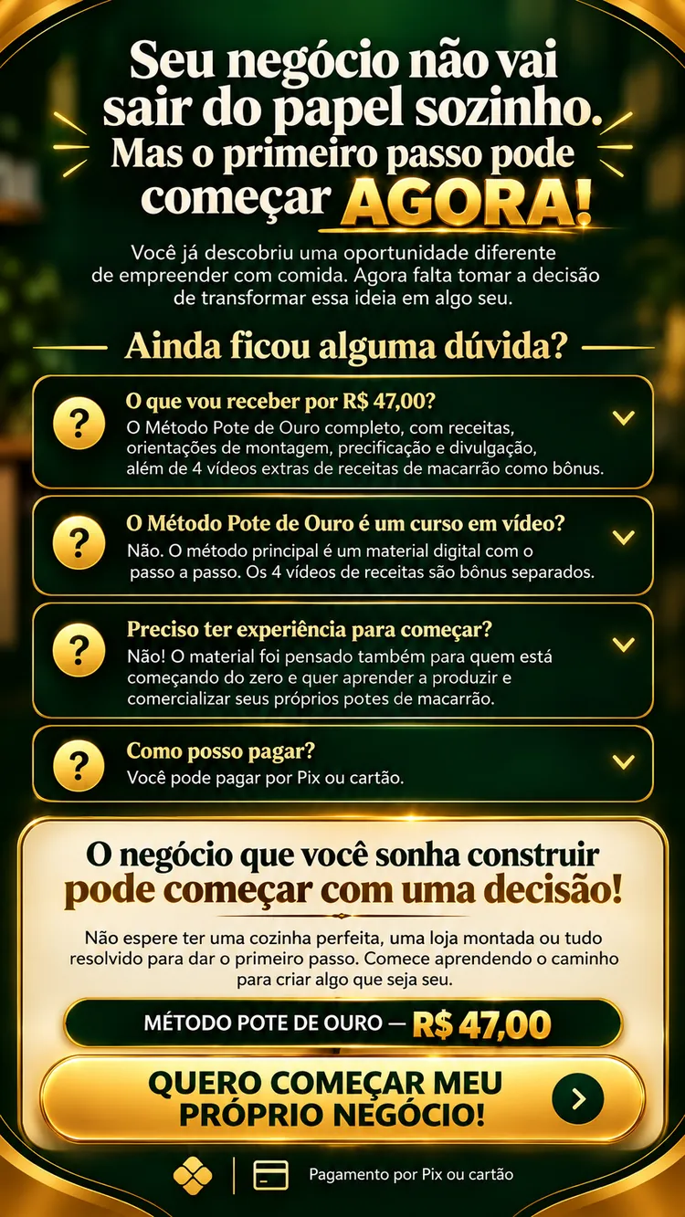 Perguntas frequentes e chamada final para compra